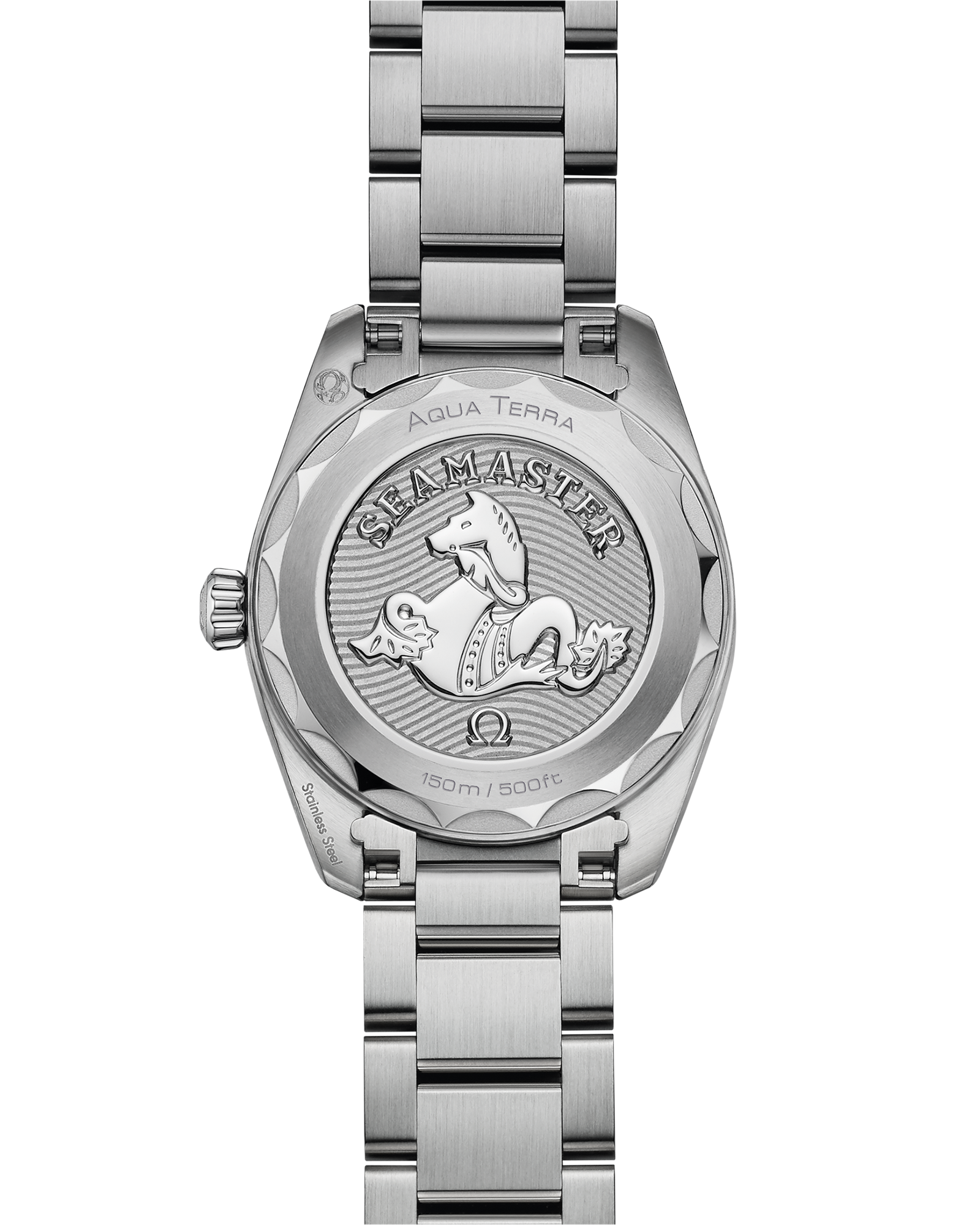 Seamaster Aqua Terra 150M 28 mm, steel on steel