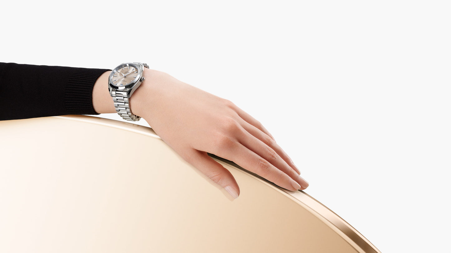Seamaster Aqua Terra Shades 34 mm, steel on steel