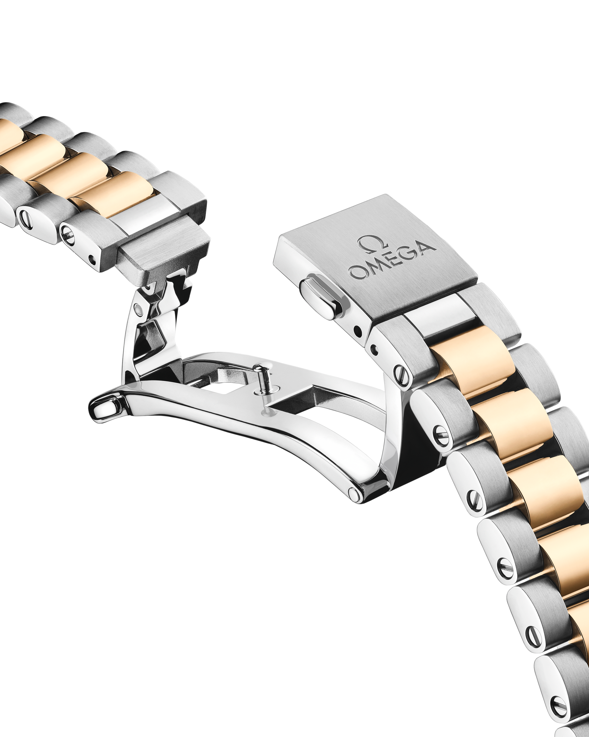 Seamaster Aqua Terra Shades 34 mm, steel ‑ Moonshine™ gold on steel ‑ Moonshine™ gold