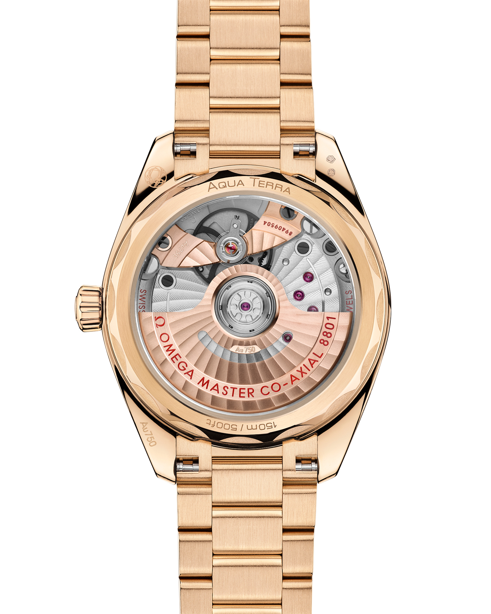 Seamaster Aqua Terra Shades 34 mm, Moonshine™ gold on Moonshine™ gold
