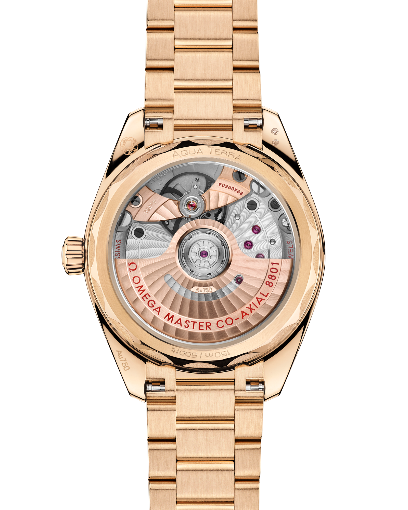 Seamaster Aqua Terra Shades 34 mm, Moonshine™ gold on Moonshine™ gold