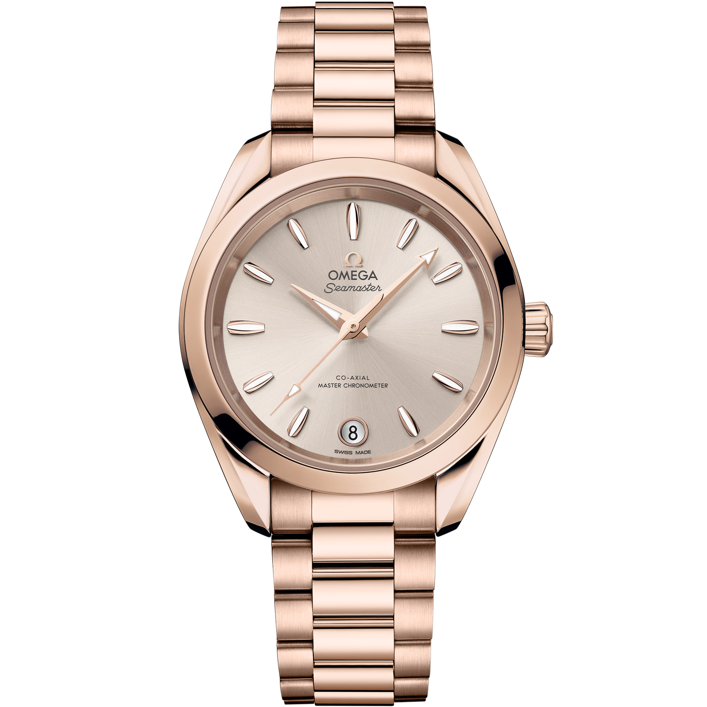 Seamaster Aqua Terra Shades 34 mm, Sedna™ gold on Sedna™ gold