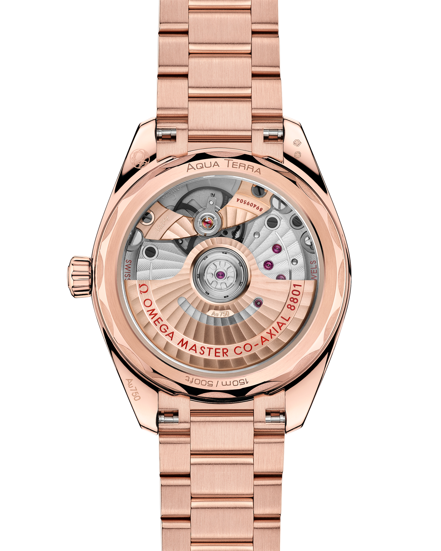 Seamaster Aqua Terra Shades 34 mm, Sedna™ gold on Sedna™ gold