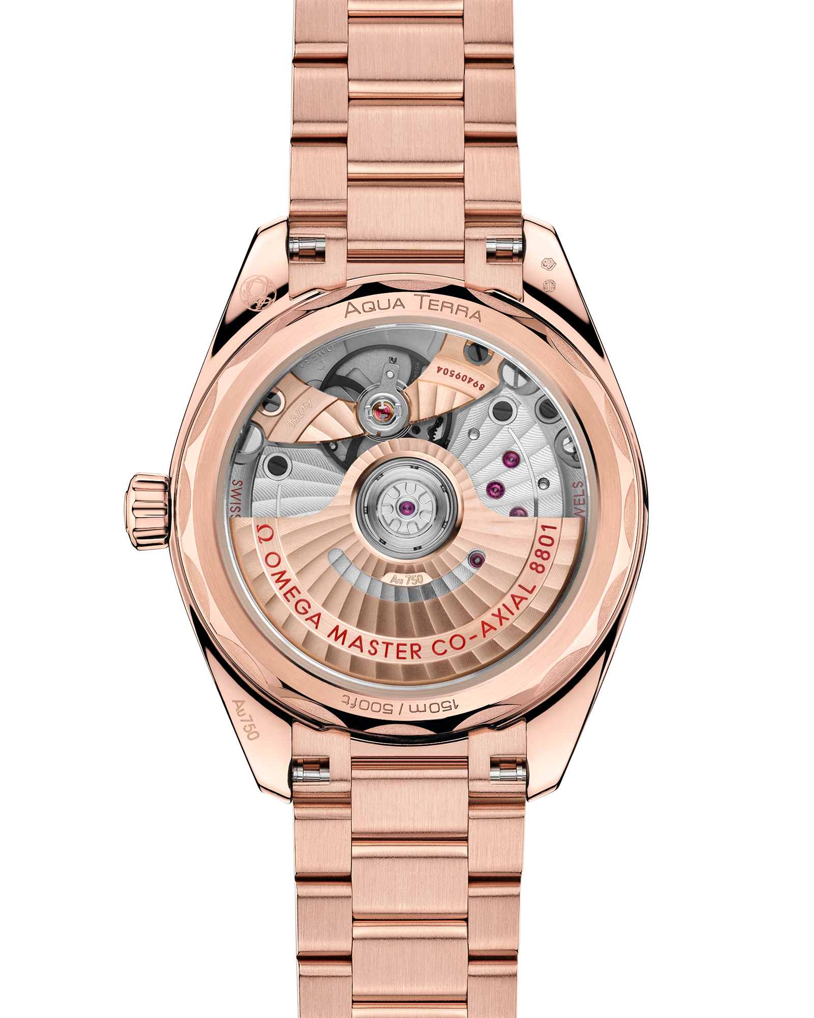 Seamaster Aqua Terra Shades 34 mm, Sedna™ gold on Sedna™ gold
