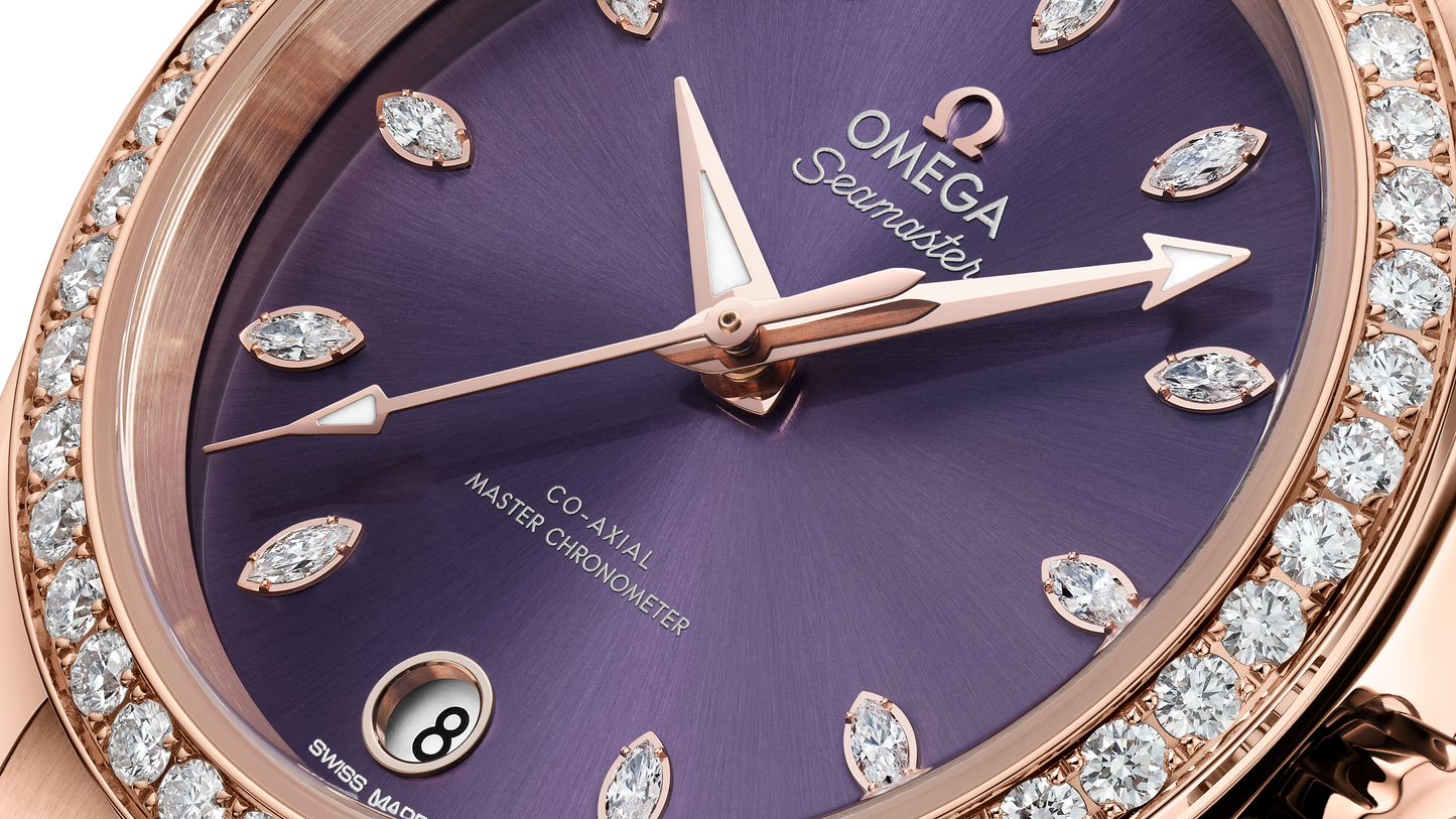 Seamaster Aqua Terra Shades 34 mm, Sedna™ gold on Sedna™ gold
