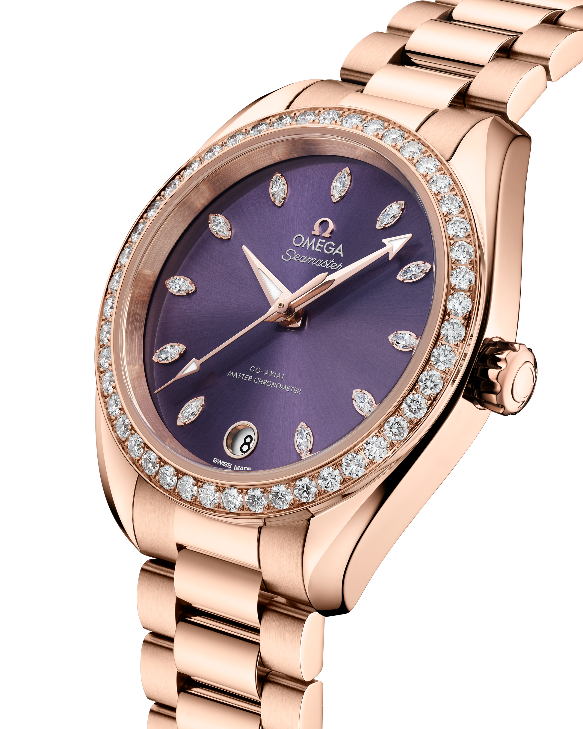 Seamaster Aqua Terra Shades 34 mm, Sedna™ gold on Sedna™ gold
