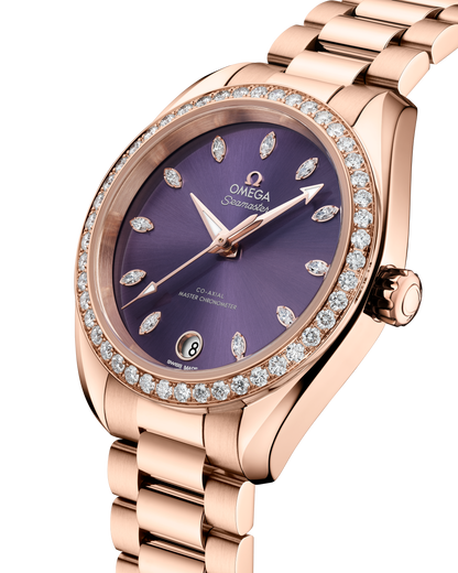 Seamaster Aqua Terra Shades 34 mm, Sedna™ gold on Sedna™ gold