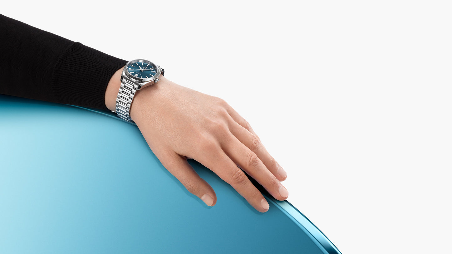 Seamaster Aqua Terra Shades 38 mm, steel on steel