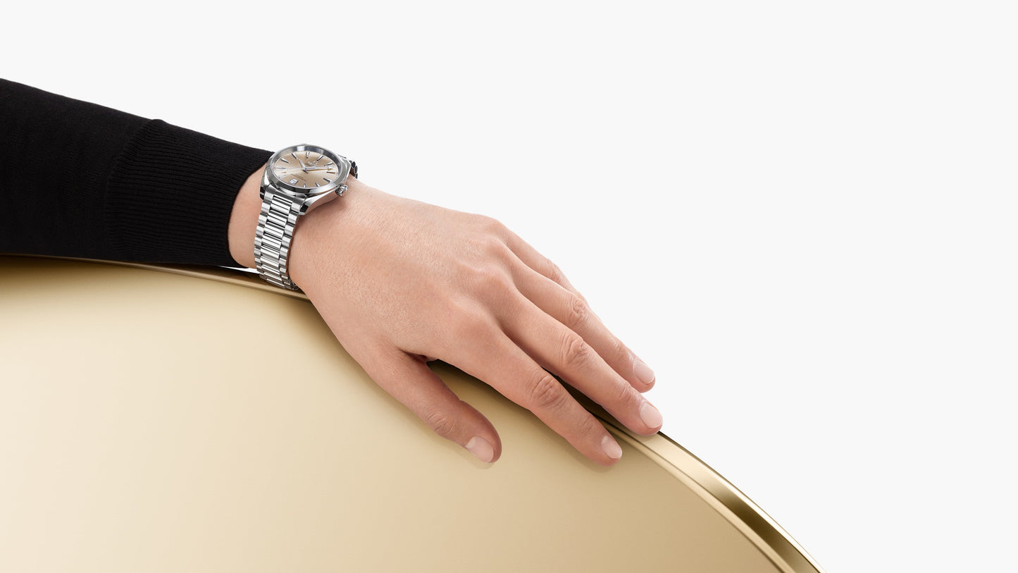 Seamaster Aqua Terra Shades 38 mm, steel on steel