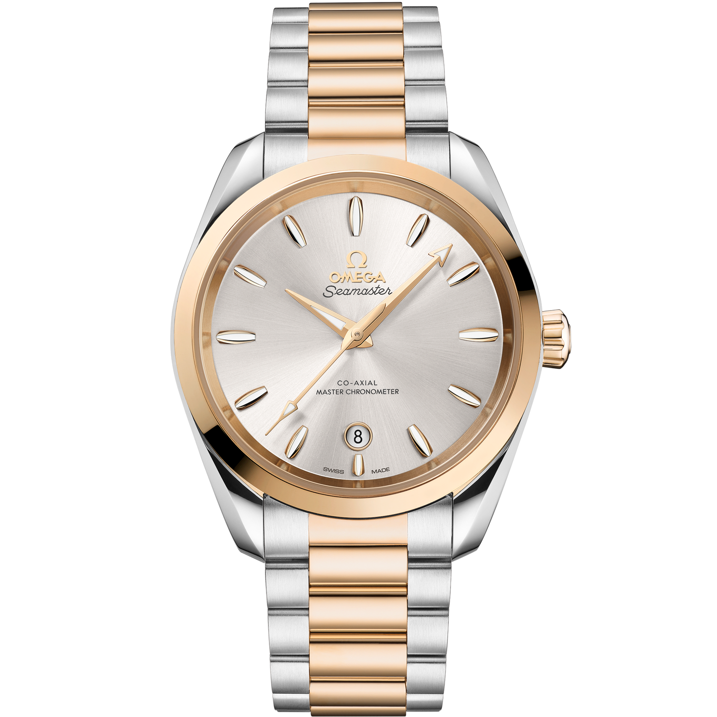 Seamaster Aqua Terra Shades 38 mm, steel ‑ Moonshine™ gold on steel ‑ Moonshine™ gold