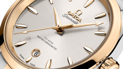 Seamaster Aqua Terra Shades 38 mm, steel ‑ Moonshine™ gold on steel ‑ Moonshine™ gold