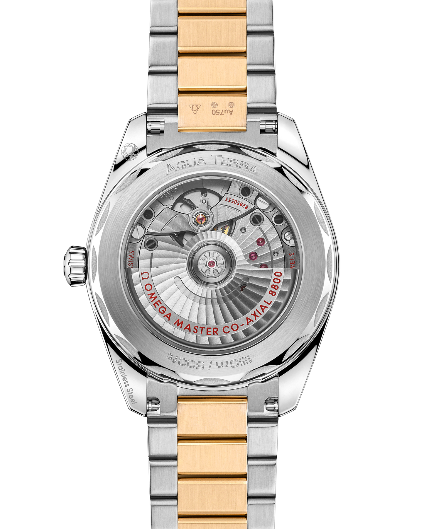 Seamaster Aqua Terra Shades 38 mm, steel ‑ Moonshine™ gold on steel ‑ Moonshine™ gold