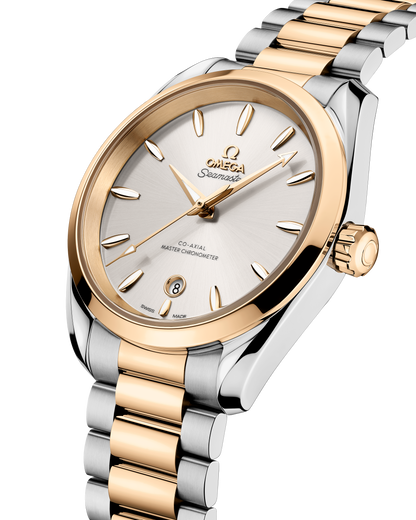 Seamaster Aqua Terra Shades 38 mm, steel ‑ Moonshine™ gold on steel ‑ Moonshine™ gold