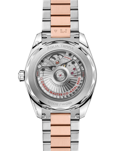 Seamaster Aqua Terra Shades 38 mm, steel ‑ Sedna™ gold on steel ‑ Sedna™ gold
