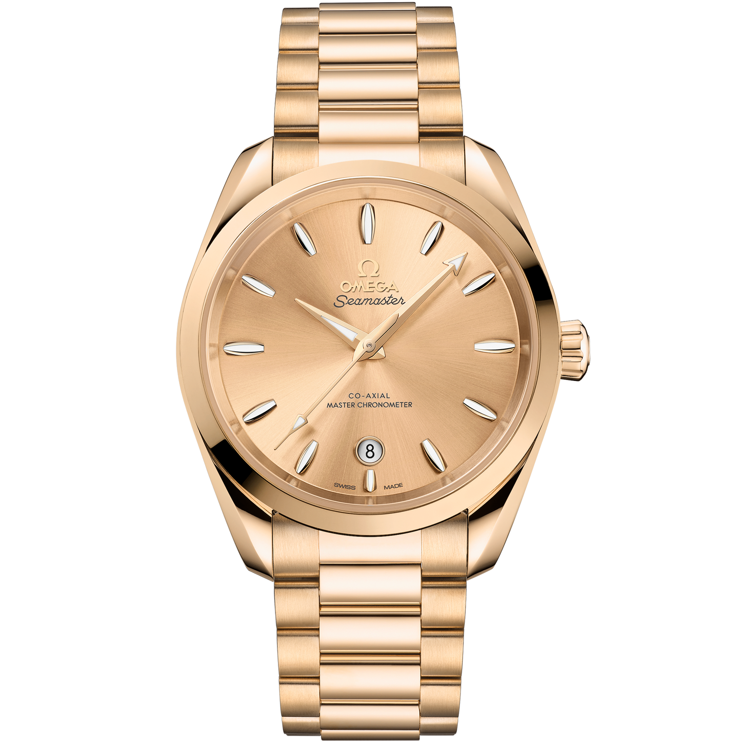 Seamaster Aqua Terra Shades 38 mm, Moonshine™ gold on Moonshine™ gold