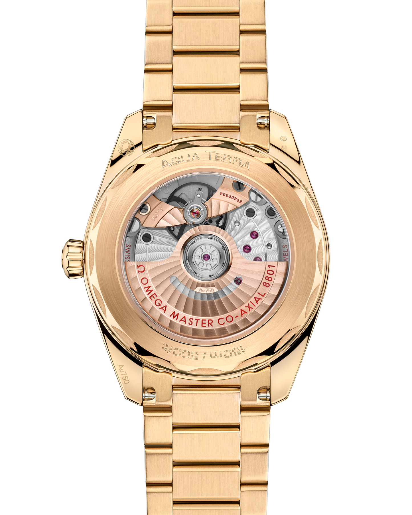 Seamaster Aqua Terra Shades 38 mm, Moonshine™ gold on Moonshine™ gold
