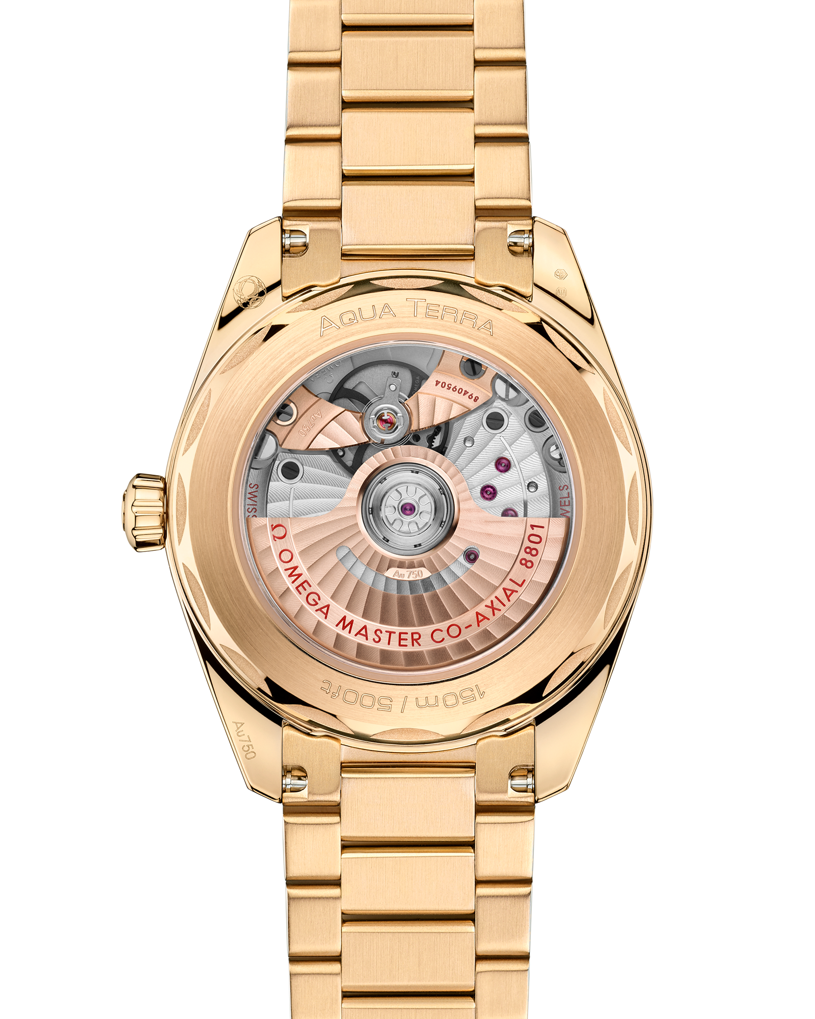 Seamaster Aqua Terra Shades 38 mm, Moonshine™ gold on Moonshine™ gold