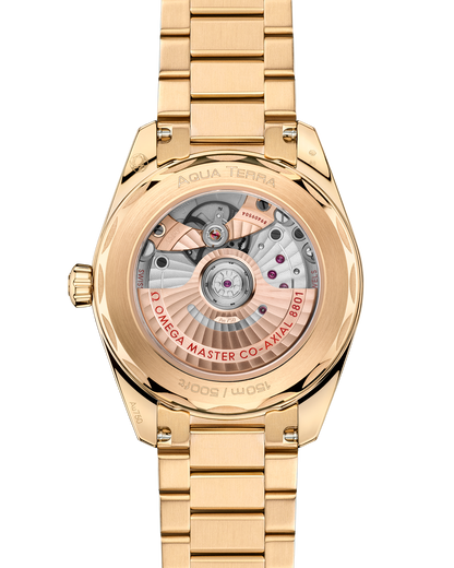 Seamaster Aqua Terra Shades 38 mm, Moonshine™ gold on Moonshine™ gold