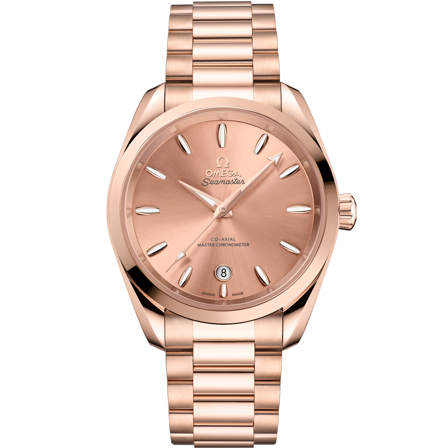 Seamaster Aqua Terra Shades 38 mm, Sedna™ gold on Sedna™ gold
