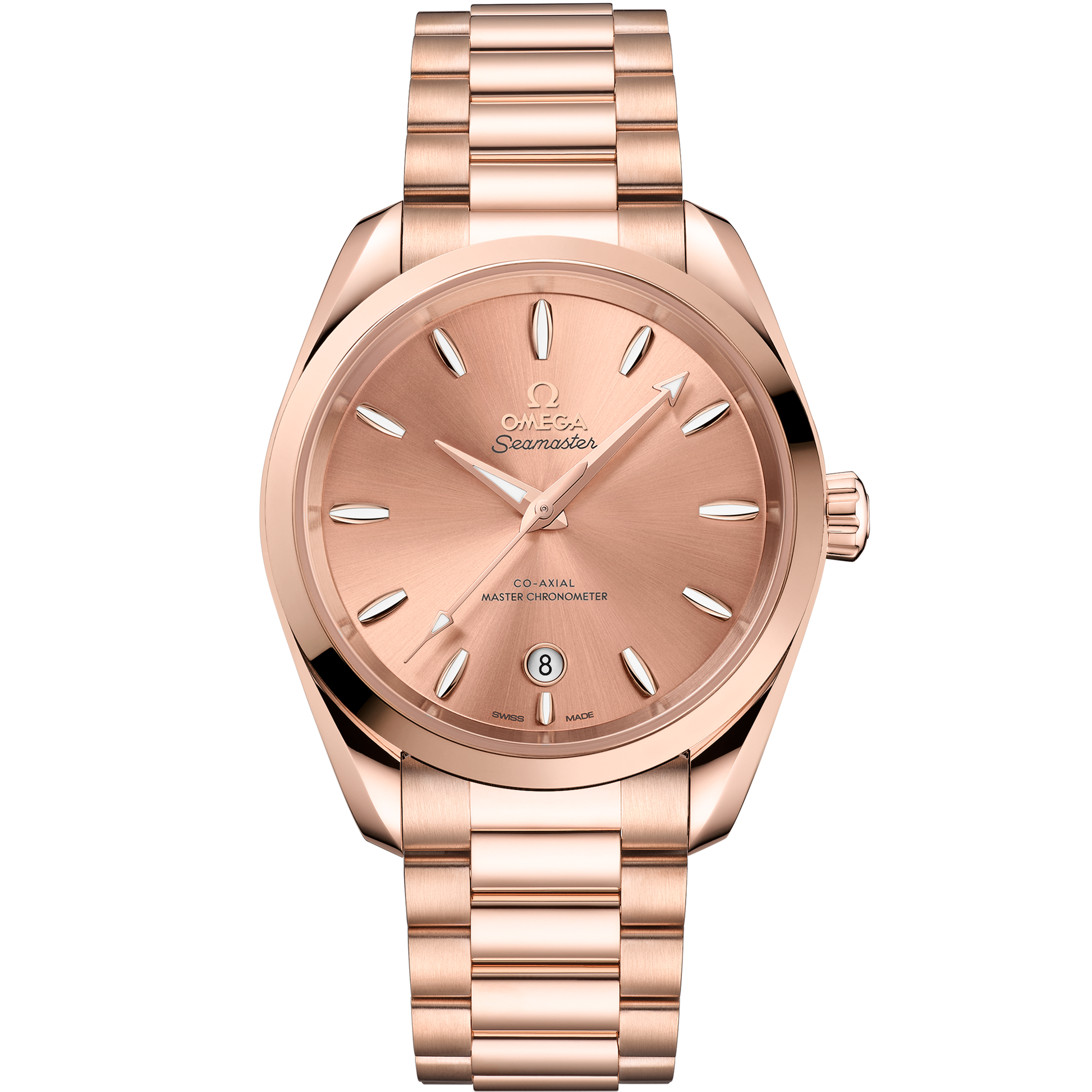 Seamaster Aqua Terra Shades 38 mm, Sedna™ gold on Sedna™ gold