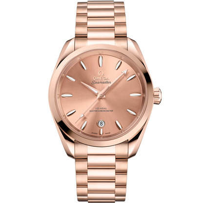 Seamaster Aqua Terra Shades 38 mm, Sedna™ gold on Sedna™ gold