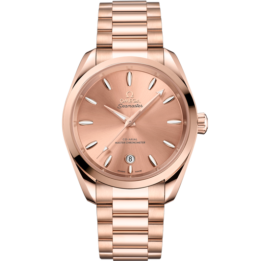 Seamaster Aqua Terra Shades 38 mm, Sedna™ gold on Sedna™ gold
