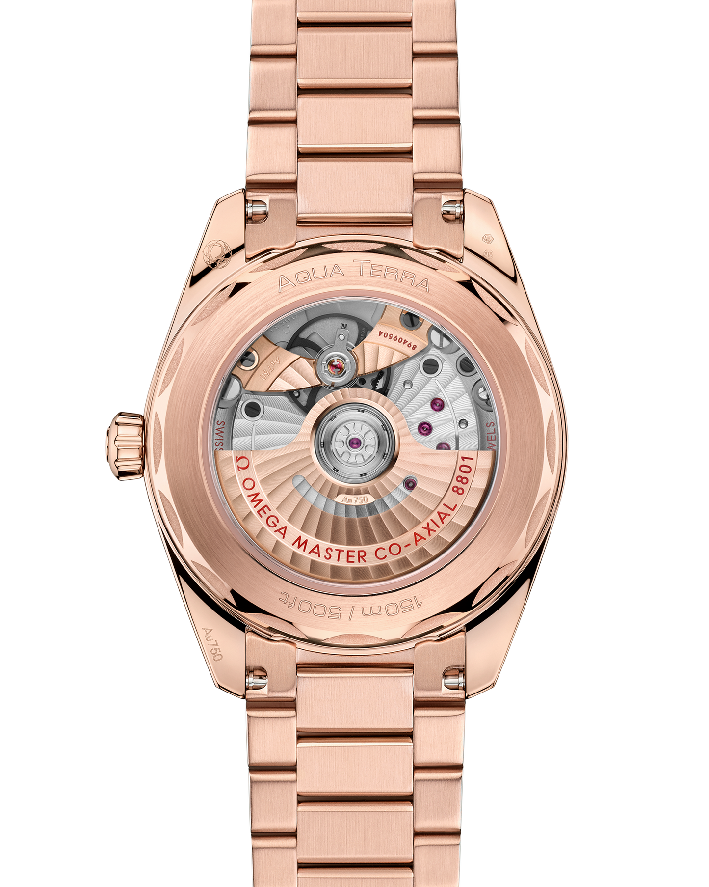 Seamaster Aqua Terra Shades 38 mm, Sedna™ gold on Sedna™ gold