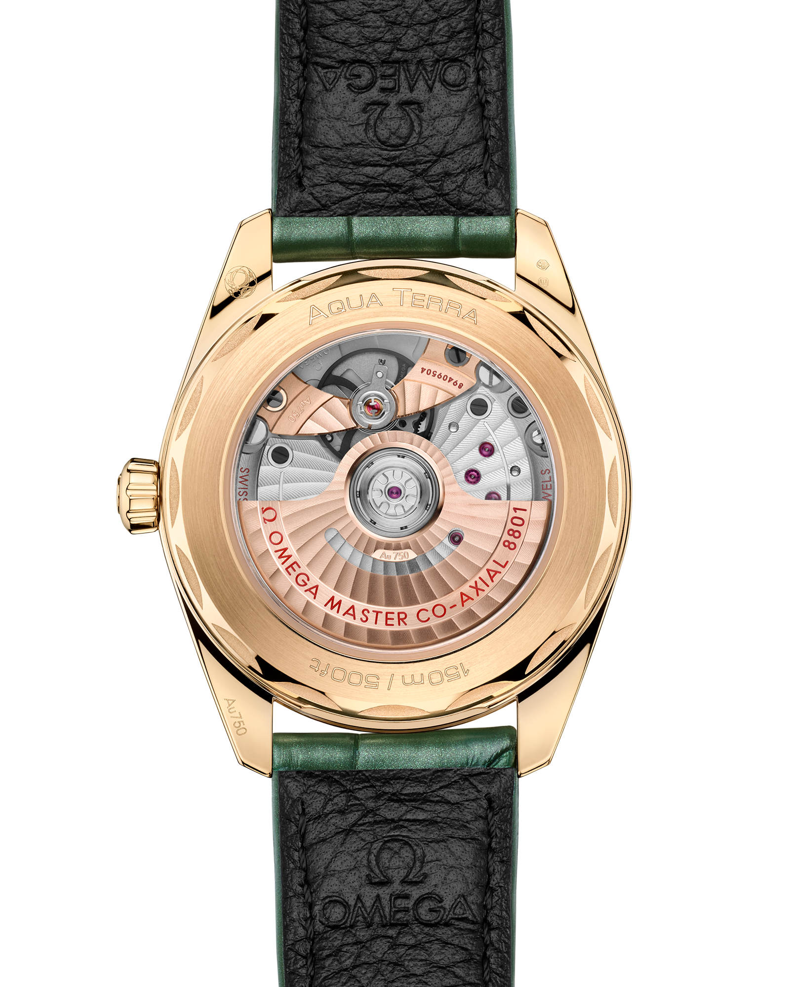 Seamaster Aqua Terra Shades 38 mm, Moonshine™ gold on leather