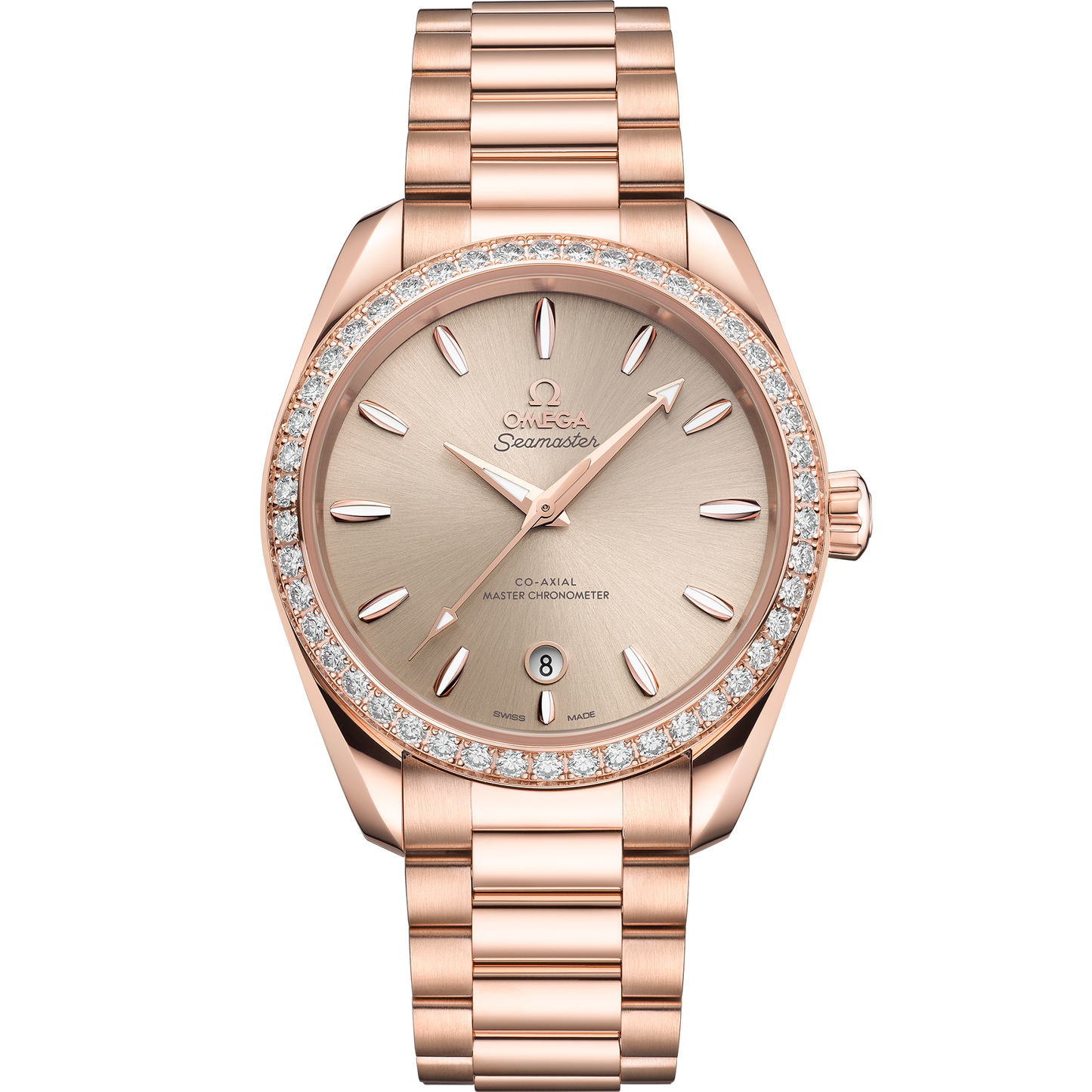Seamaster Aqua Terra Shades 38 mm, Sedna™ gold on Sedna™ gold