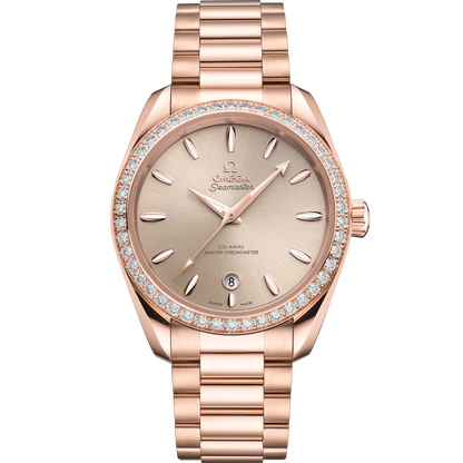 Seamaster Aqua Terra Shades 38 mm, Sedna™ gold on Sedna™ gold