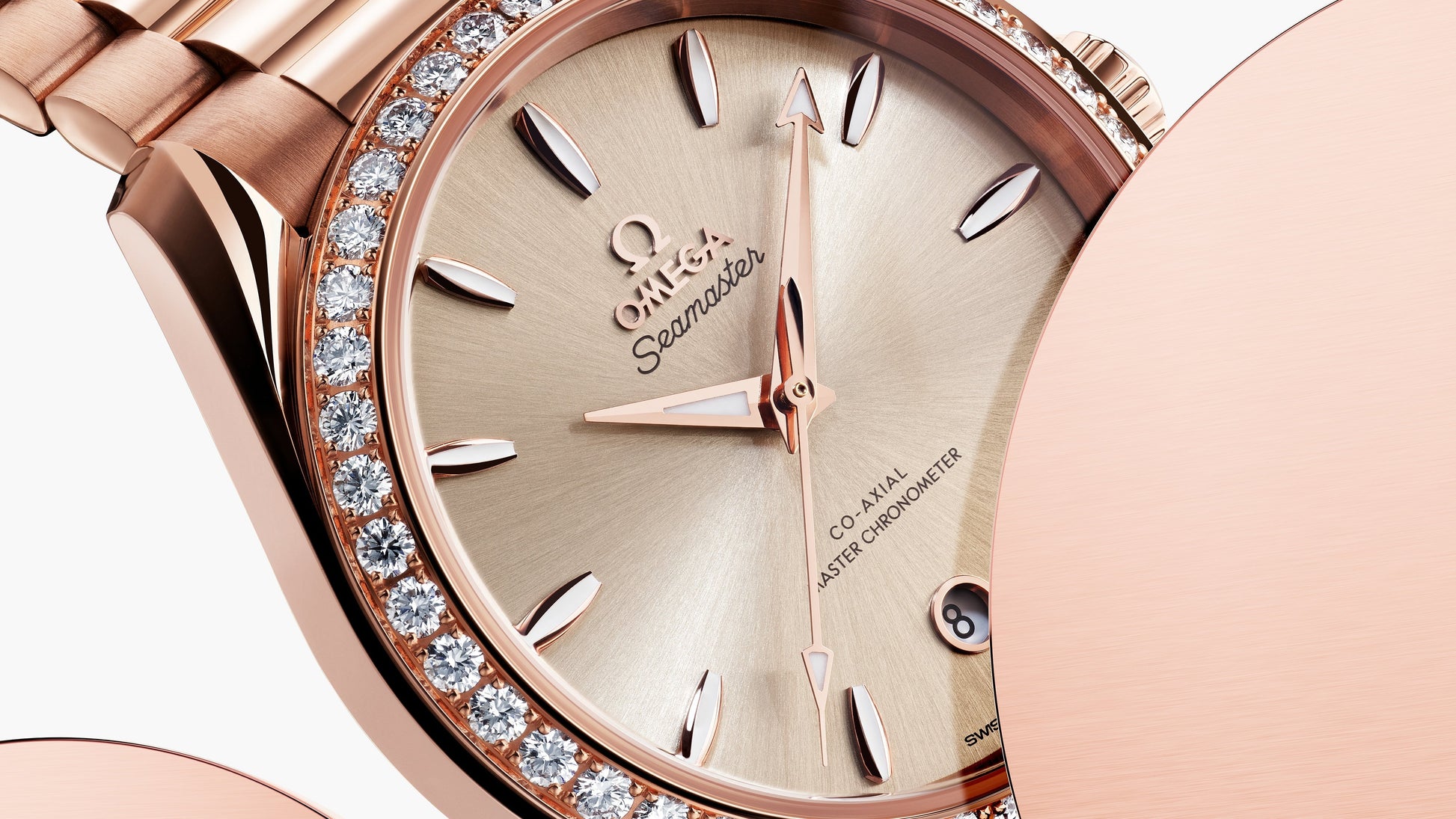 Seamaster Aqua Terra Shades 38 mm, Sedna™ gold on Sedna™ gold