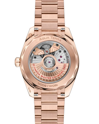 Seamaster Aqua Terra Shades 38 mm, Sedna™ gold on Sedna™ gold