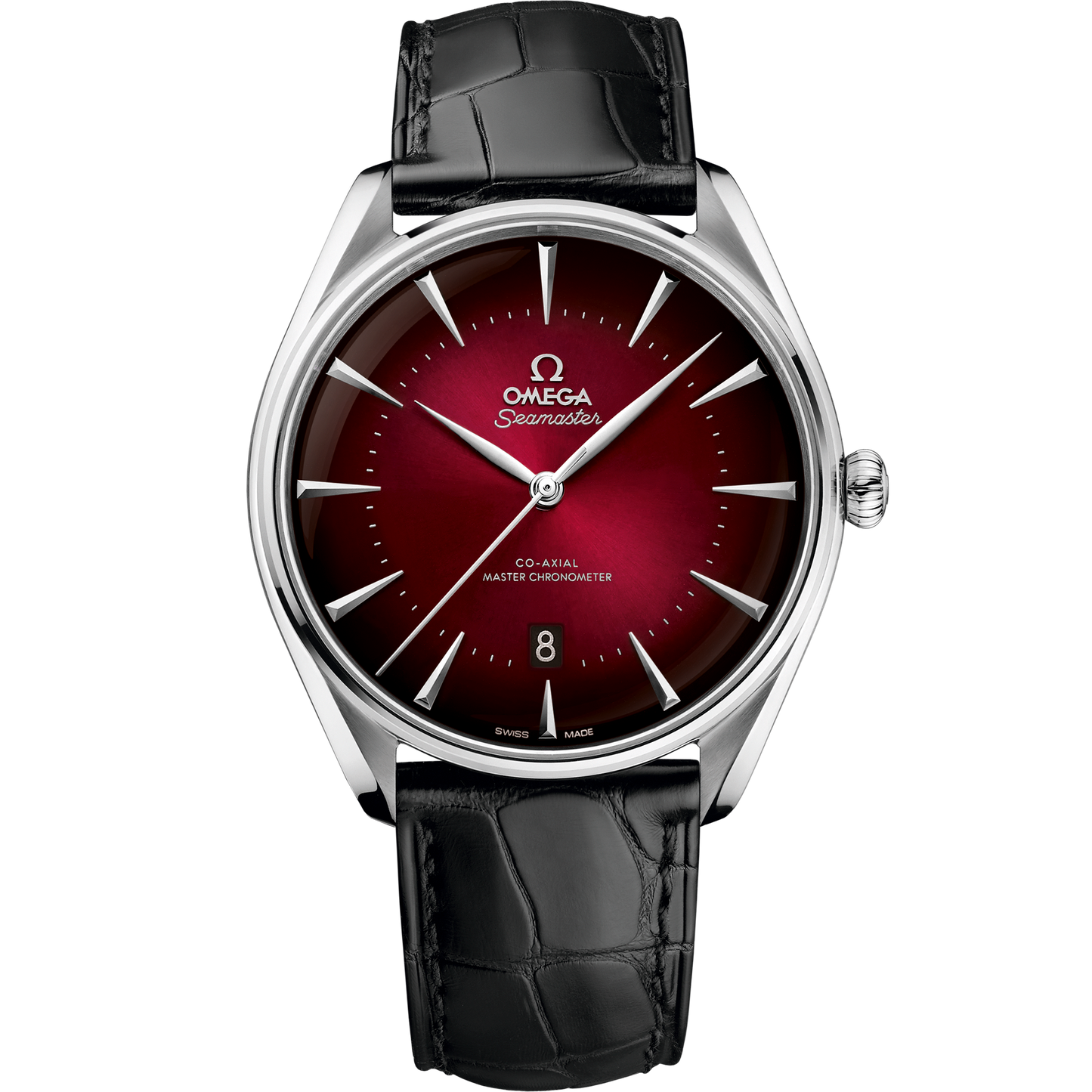Seamaster Boutique Editions 39.5 mm, steel on leather strap
