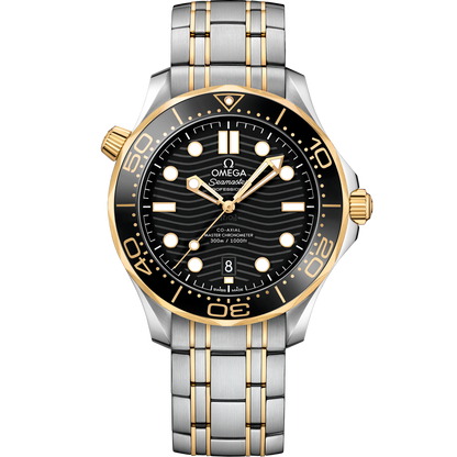 Seamaster Diver 300M 42 mm, steel ‑ yellow gold on steel ‑ yellow gold