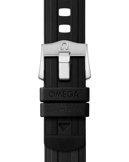 Seamaster Diver 300M 42 mm, steel ‑ Sedna™ gold on rubber strap