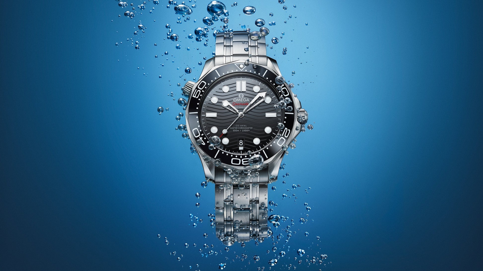 Seamaster Diver 300M 42 mm, steel on steel