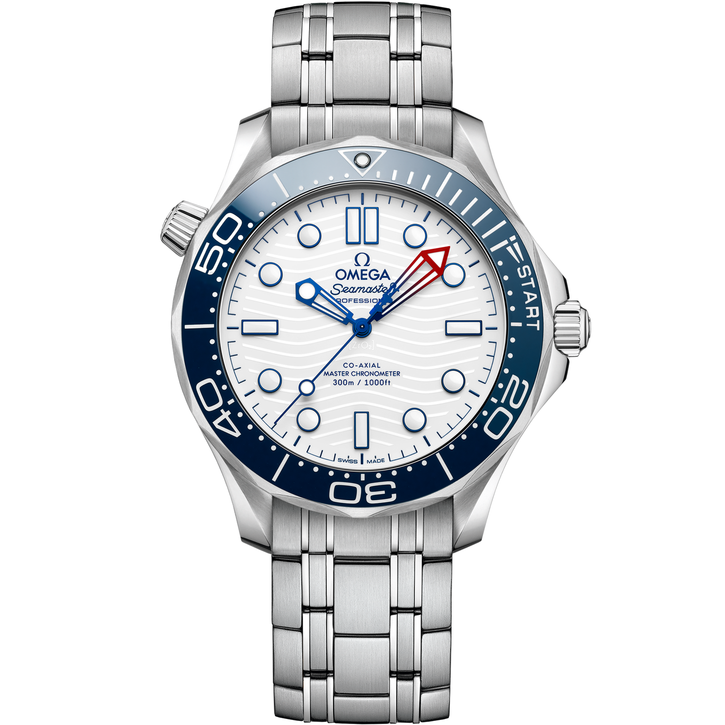 Seamaster Diver 300M 42 mm, steel on steel