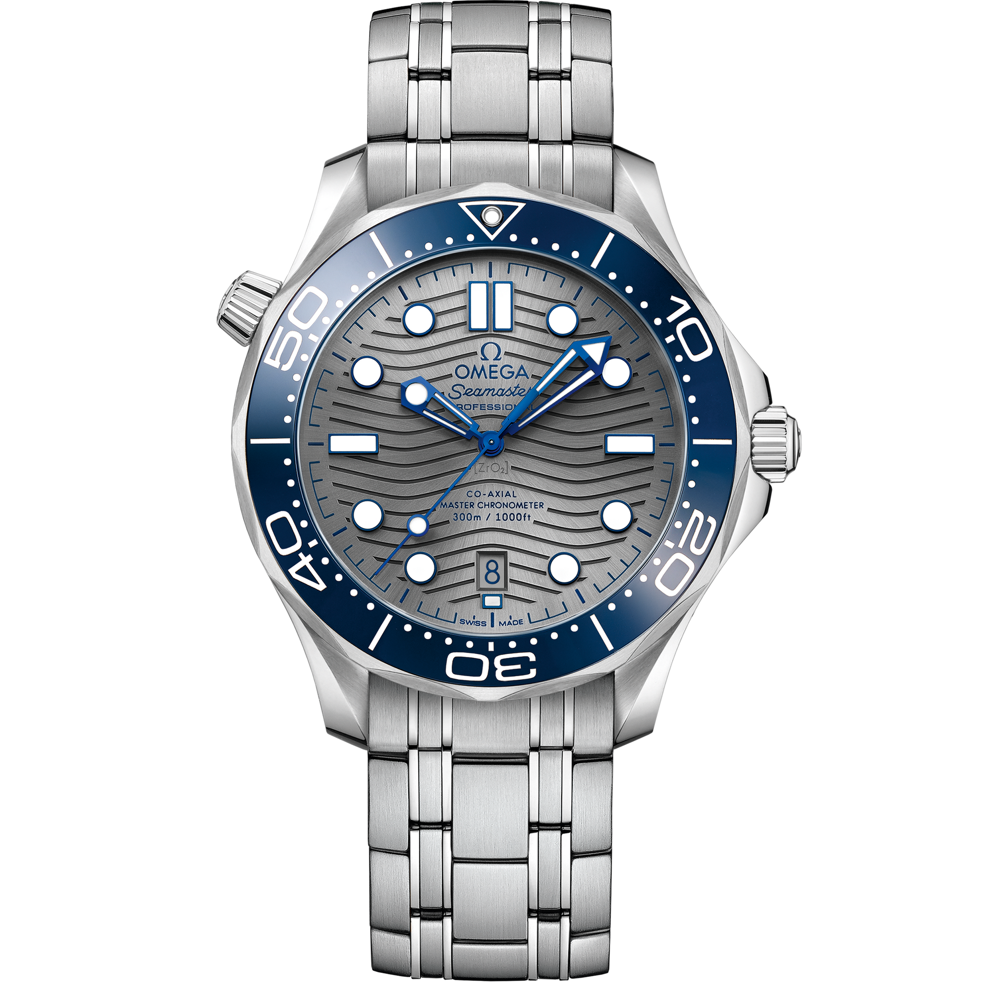 Seamaster Diver 300M 42 mm, steel on steel