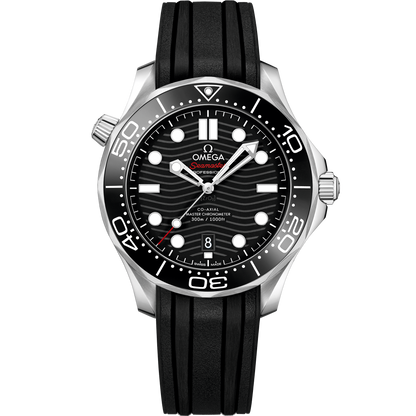 Seamaster Diver 300M 42 mm, steel on rubber strap