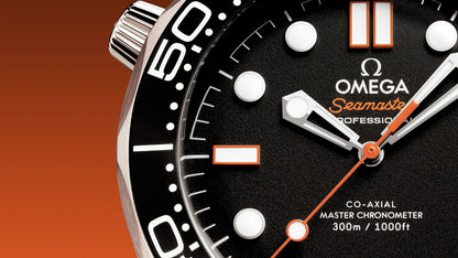 Seamaster Diver 300M 42 mm, steel on rubber strap
