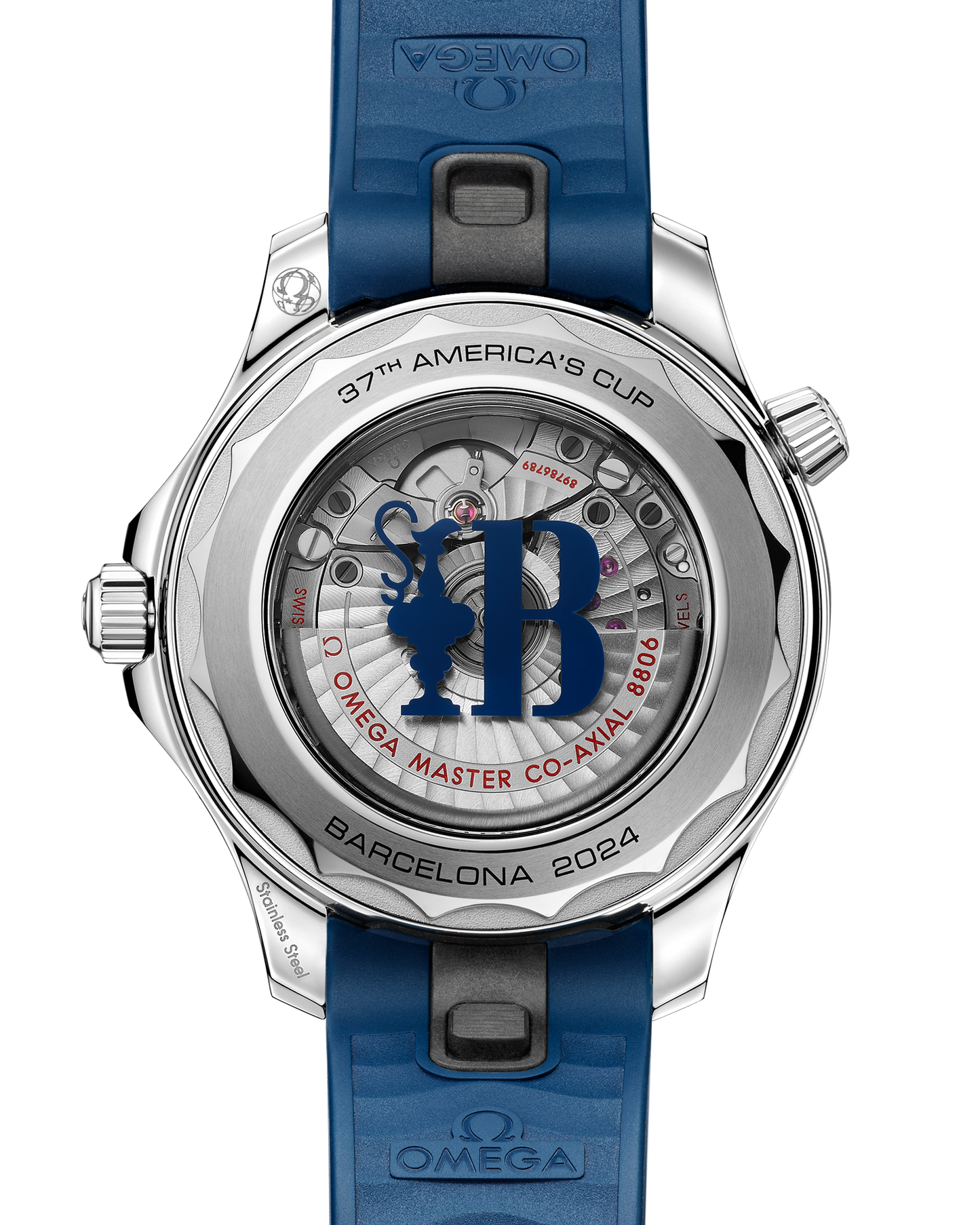 Seamaster Diver 300M 42 mm, steel on rubber strap