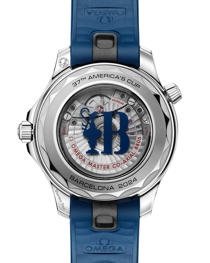 Seamaster Diver 300M 42 mm, steel on rubber strap