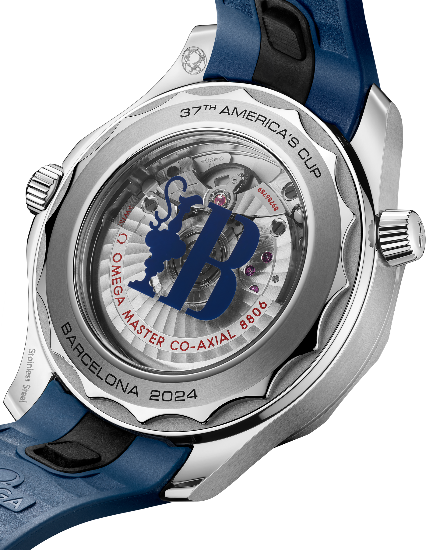 Seamaster Diver 300M 42 mm, steel on rubber strap