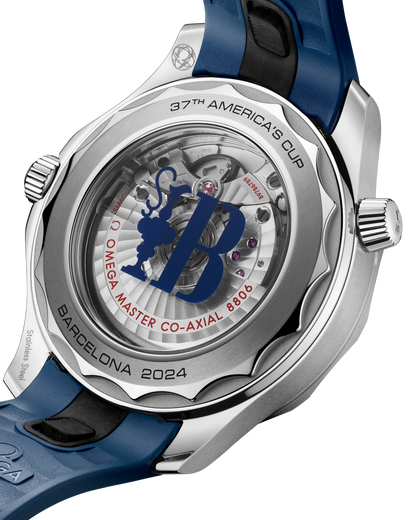 Seamaster Diver 300M 42 mm, steel on rubber strap