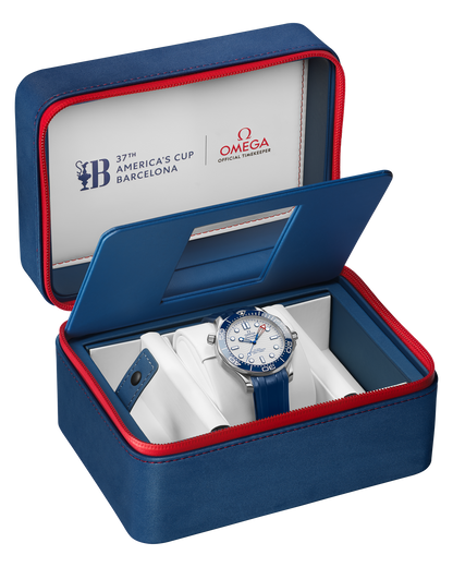 Seamaster Diver 300M 42 mm, steel on rubber strap