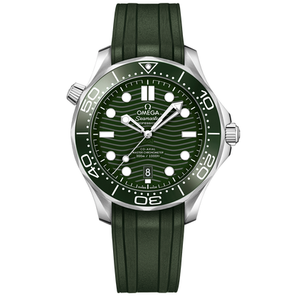 Seamaster Diver 300M 42 mm, steel on rubber strap