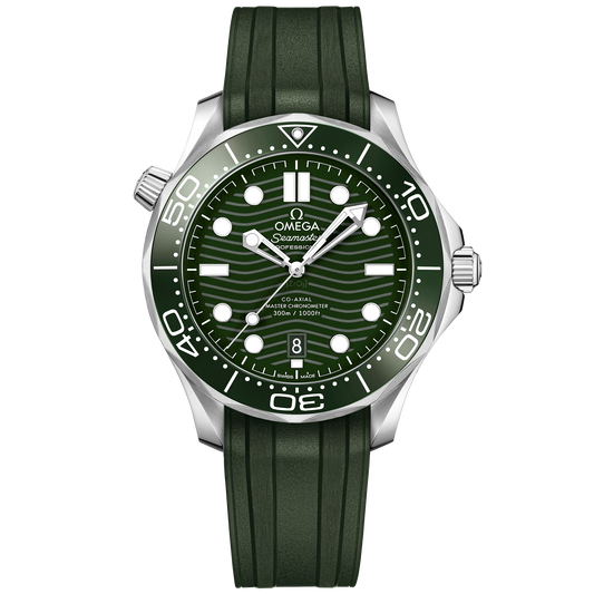 Seamaster Diver 300M 42 mm, steel on rubber strap