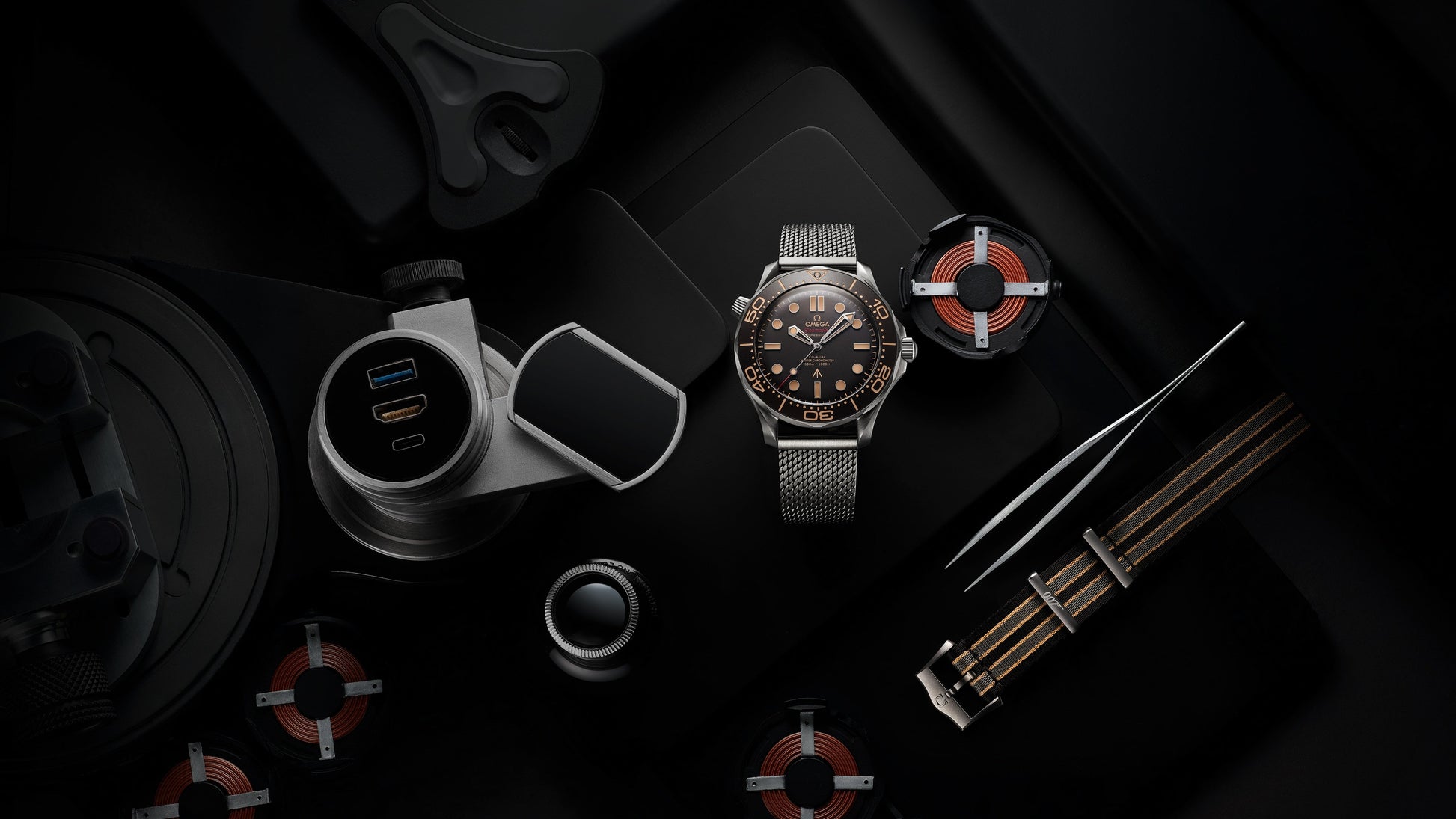 Seamaster Diver 300M 42 mm, titanium on titanium