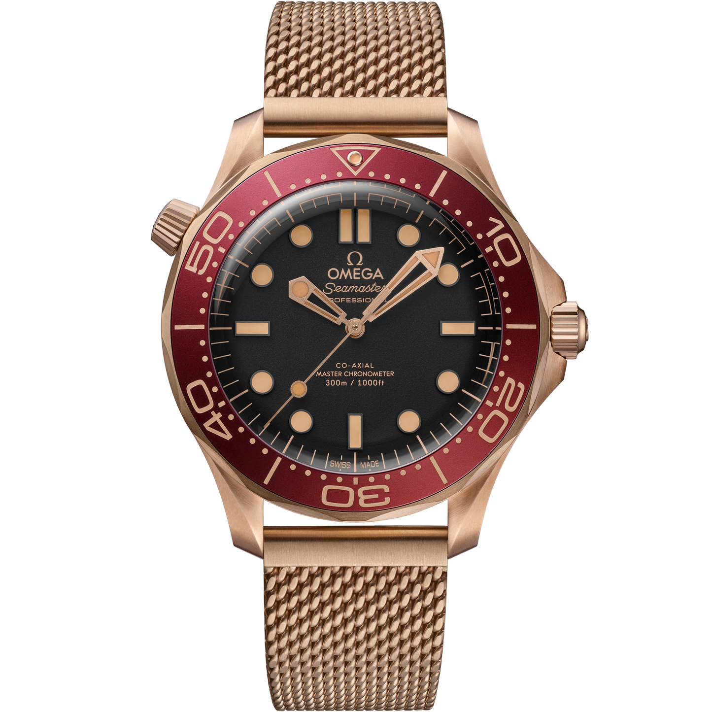 Seamaster Diver 300M 42 mm, Bronze gold on Bronze gold