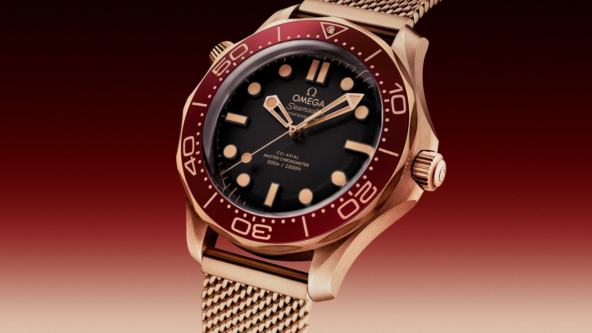 Seamaster Diver 300M 42 mm, Bronze gold on Bronze gold